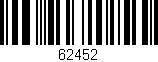 Código de barras (EAN, GTIN, SKU, ISBN): '62452'