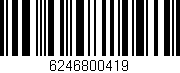 Código de barras (EAN, GTIN, SKU, ISBN): '6246800419'