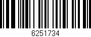 Código de barras (EAN, GTIN, SKU, ISBN): '6251734'