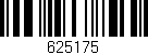 Código de barras (EAN, GTIN, SKU, ISBN): '625175'