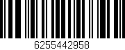 Código de barras (EAN, GTIN, SKU, ISBN): '6255442958'