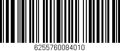 Código de barras (EAN, GTIN, SKU, ISBN): '6255760084010'