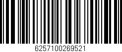 Código de barras (EAN, GTIN, SKU, ISBN): '6257100269521'