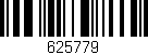 Código de barras (EAN, GTIN, SKU, ISBN): '625779'