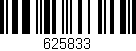 Código de barras (EAN, GTIN, SKU, ISBN): '625833'