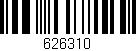 Código de barras (EAN, GTIN, SKU, ISBN): '626310'