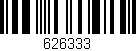 Código de barras (EAN, GTIN, SKU, ISBN): '626333'