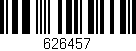 Código de barras (EAN, GTIN, SKU, ISBN): '626457'