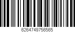 Código de barras (EAN, GTIN, SKU, ISBN): '6264749756565'