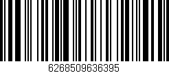 Código de barras (EAN, GTIN, SKU, ISBN): '6268509636395'