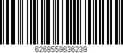 Código de barras (EAN, GTIN, SKU, ISBN): '6268559636239'