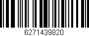 Código de barras (EAN, GTIN, SKU, ISBN): '6271439820'