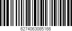 Código de barras (EAN, GTIN, SKU, ISBN): '6274063085166'