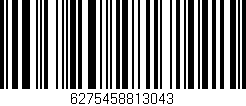 Código de barras (EAN, GTIN, SKU, ISBN): '6275458813043'