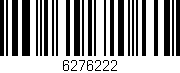 Código de barras (EAN, GTIN, SKU, ISBN): '6276222'