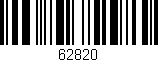 Código de barras (EAN, GTIN, SKU, ISBN): '62820'