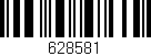 Código de barras (EAN, GTIN, SKU, ISBN): '628581'