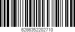 Código de barras (EAN, GTIN, SKU, ISBN): '6286352202710'