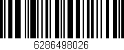 Código de barras (EAN, GTIN, SKU, ISBN): '6286498026'