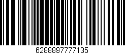Código de barras (EAN, GTIN, SKU, ISBN): '6288897777135'