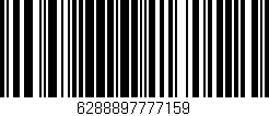 Código de barras (EAN, GTIN, SKU, ISBN): '6288897777159'