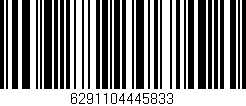 Código de barras (EAN, GTIN, SKU, ISBN): '6291104445833'