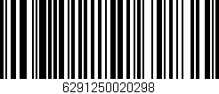 Código de barras (EAN, GTIN, SKU, ISBN): '6291250020298'