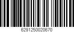 Código de barras (EAN, GTIN, SKU, ISBN): '6291250020670'