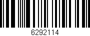 Código de barras (EAN, GTIN, SKU, ISBN): '6292114'
