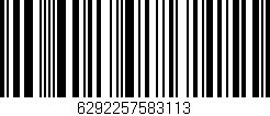 Código de barras (EAN, GTIN, SKU, ISBN): '6292257583113'