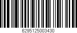 Código de barras (EAN, GTIN, SKU, ISBN): '6295125003430'