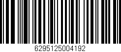 Código de barras (EAN, GTIN, SKU, ISBN): '6295125004192'