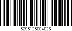 Código de barras (EAN, GTIN, SKU, ISBN): '6295125004826'
