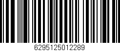 Código de barras (EAN, GTIN, SKU, ISBN): '6295125012289'
