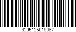 Código de barras (EAN, GTIN, SKU, ISBN): '6295125019967'