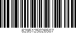 Código de barras (EAN, GTIN, SKU, ISBN): '6295125026507'
