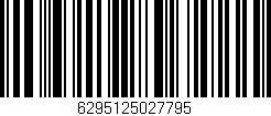 Código de barras (EAN, GTIN, SKU, ISBN): '6295125027795'