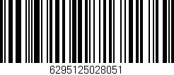 Código de barras (EAN, GTIN, SKU, ISBN): '6295125028051'
