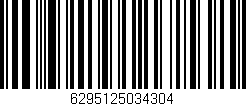 Código de barras (EAN, GTIN, SKU, ISBN): '6295125034304'