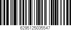 Código de barras (EAN, GTIN, SKU, ISBN): '6295125035547'