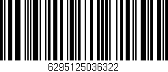 Código de barras (EAN, GTIN, SKU, ISBN): '6295125036322'