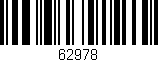 Código de barras (EAN, GTIN, SKU, ISBN): '62978'