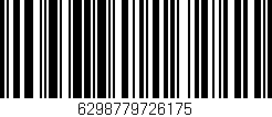 Código de barras (EAN, GTIN, SKU, ISBN): '6298779726175'