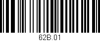 Código de barras (EAN, GTIN, SKU, ISBN): '62B.01'