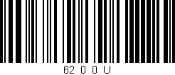 Código de barras (EAN, GTIN, SKU, ISBN): '62_0_0_U'