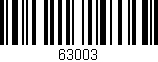 Código de barras (EAN, GTIN, SKU, ISBN): '63003'
