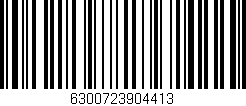 Código de barras (EAN, GTIN, SKU, ISBN): '6300723904413'