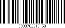 Código de barras (EAN, GTIN, SKU, ISBN): '6300782210159'