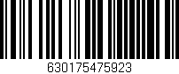 Código de barras (EAN, GTIN, SKU, ISBN): '630175475923'