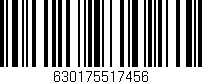 Código de barras (EAN, GTIN, SKU, ISBN): '630175517456'